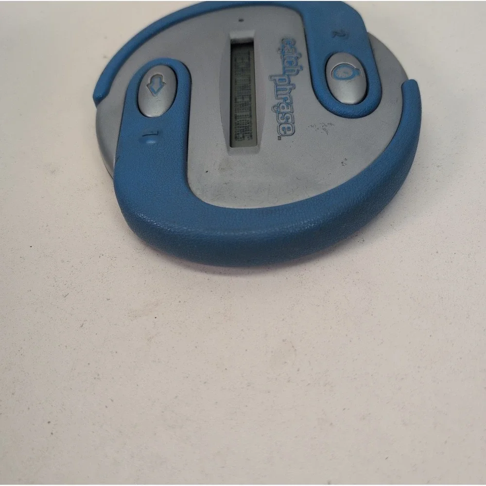Hasbro Catch Phrase Electronic Handheld Game 2000 Blue Tested Working 41461